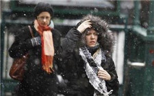 美国东北部遭遇暴风需侵袭 电力供应中断