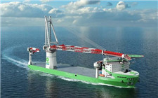 欧洲最先进的海上风电安装船是“中国造”!