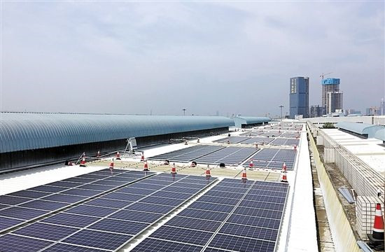 國內最大地鐵分布式光伏電站正式并網  每年可替代1623.45噸煤炭消耗