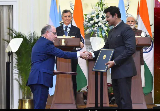  印度，阿根廷簽署核能合作諒解備忘錄
