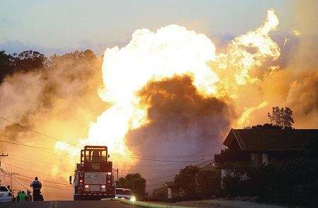 美國密蘇里州一天然氣管道發生爆炸