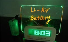 日本電信電話公司(NTT)試制出使用壽命較長的鋰空氣電池