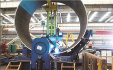 南通藍島海洋工程有限公司建造出世界最大直徑的風電管樁