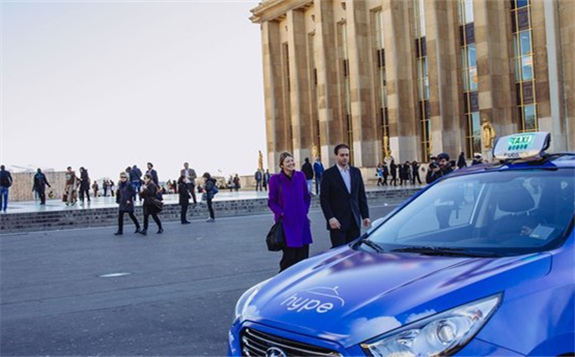 100輛氫燃料電池出租車正行駛在巴黎的街頭