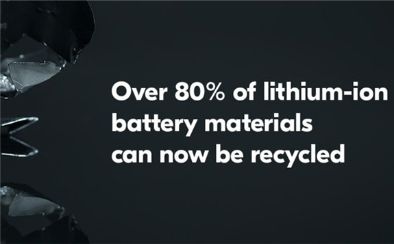 芬蘭清潔能源公司二氧化碳濕法冶金回收工藝使鋰電池回收率達80%以上