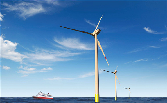 国内离岸最远的近海风电场——华能大丰海上风电场首批机组已正式投产发电
