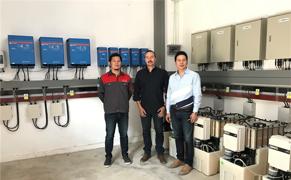 泰國偏遠村莊部署微電網項目采用混合電池系統