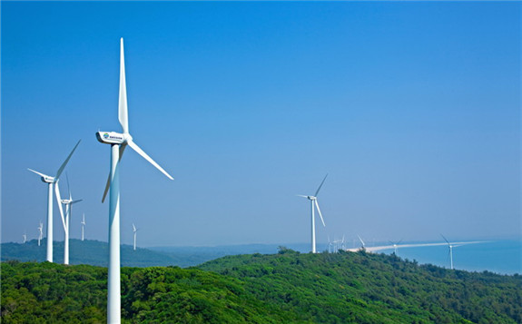 國(guó)內(nèi)最長(zhǎng)葉片山地風(fēng)電機(jī)組順利并網(wǎng)發(fā)電