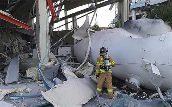 韓國一工廠氫氣罐爆炸：造成2人死亡、4人受傷