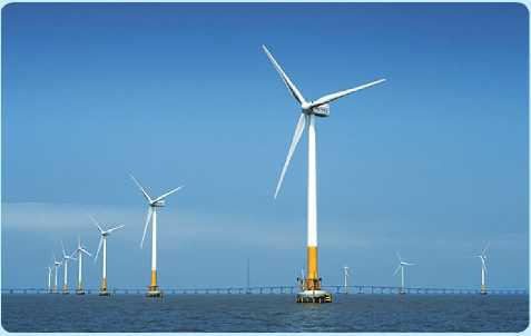 国内首个海上风电总承包项目风机基础施工全部完成