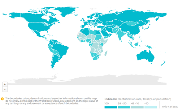 全球無電人口下降至8.4億 電氣化水平達89%！