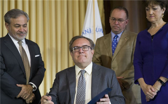 特朗普政府撤回了美國有關遏制溫室氣體排放規定