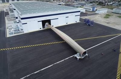 世界上最長(zhǎng)的風(fēng)力渦輪機(jī)葉片出現(xiàn)