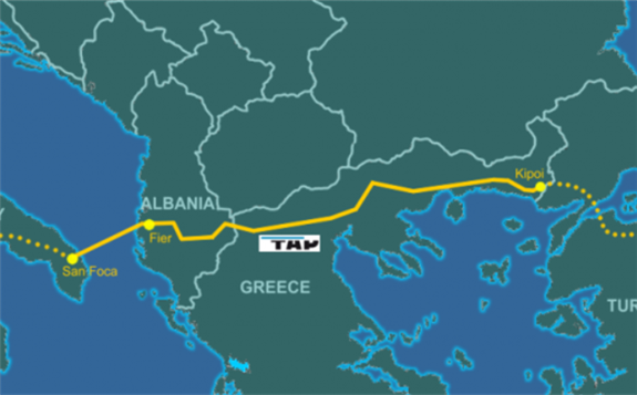 阿塞拜疆至歐洲跨安納托里亞天然氣管道已竣工