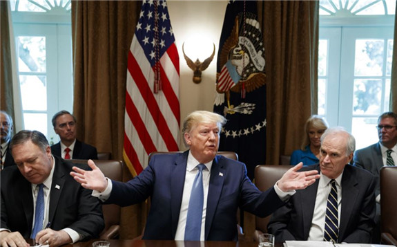 特朗普表示：如果有需要，可能会对余下价值3250亿美元的中国商品加征关税