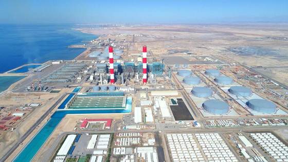 沙特延布三期燃油電站項目4號機組鍋爐過熱器系統打壓圓滿完成