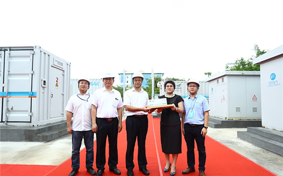 比克电池&南网综合能源梯次电池储能项目投运仪式在比克工业园隆重举行