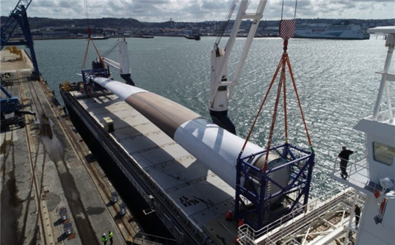 首款Haliade-X 12MW葉片進(jìn)行測(cè)試