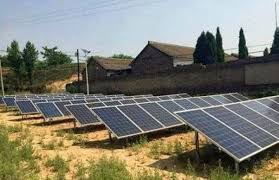 阜平縣66兆瓦村級光伏扶貧電站工程首批站點順利并網