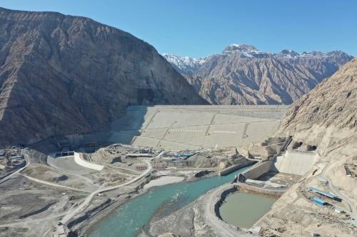 “新疆三峡”阿尔塔什水利枢纽工程正式下闸蓄水