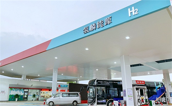 上海首批油氫合建站開啟試運行