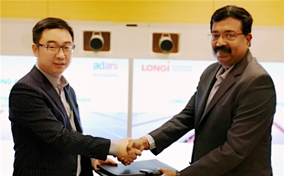 隆基與Adani簽訂最高達1.2GW合作協議