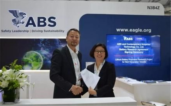 寧德時代和美國船級社合作開發船舶鋰電池系統