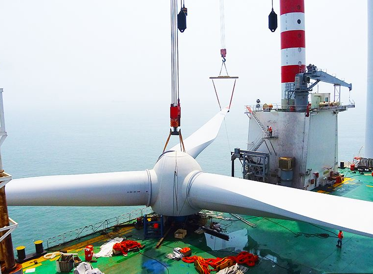 上海電氣將為山東千萬千瓦級風電市場提供38臺G4.0-146海上風電機組