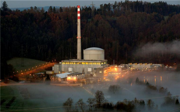 瑞士宣布正式關閉瑞士米勒貝格核電廠，標志瑞士終結原子能源時代的開始