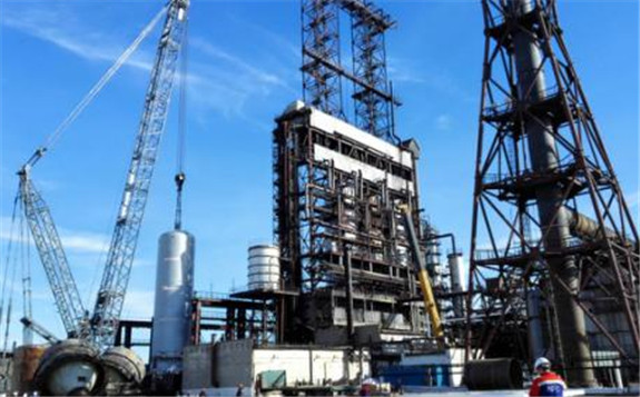 中國化學工程承建的哈薩克斯坦最大石化項目超計劃完成年度建設目標