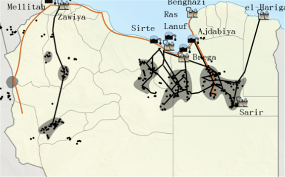 利比亞五個港口的石油出口遭遇不可抗力