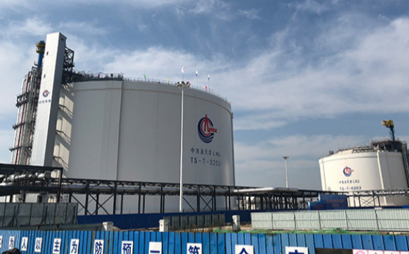 中國海油填補國內超大容積LNG儲罐技術空白 成本可降兩成
