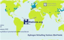 2019年全球加氫站年度報告，全球共有432座加氫站投入使用
