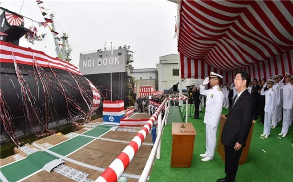 日本首艘搭载锂离子电池的海自新潜艇交付