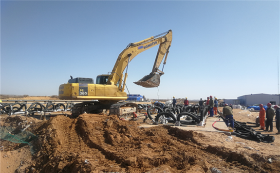 升富煤矿主斜井工程顺利复工