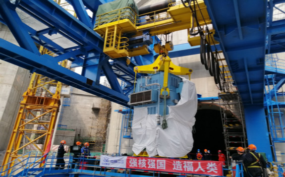 田灣核電6號(hào)機(jī)組、紅沿河核電6號(hào)機(jī)組分別實(shí)現(xiàn)主泵電機(jī)吊裝就位節(jié)點(diǎn)