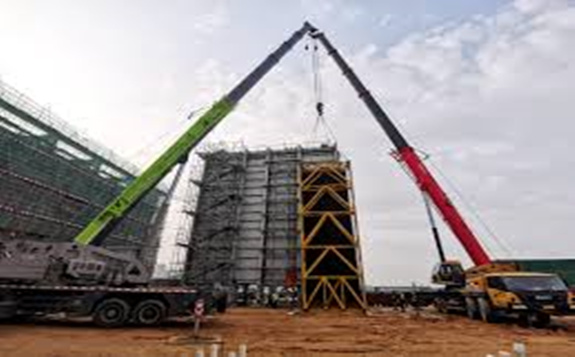 中國能建：江門分布式能源站項目1號燃機發電機穿轉完成