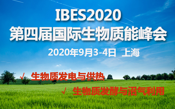 2020第四屆國際生物質能峰會(IBES2020)