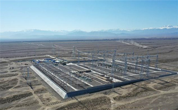 新疆第一個竣工投運的750千伏輸變電工程