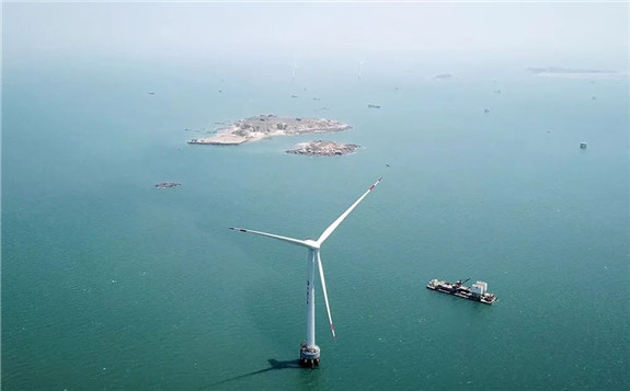 国内首个10MW海上风电机组成功实现孤岛运行