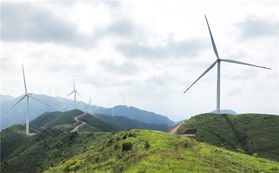 中京電投集團(tuán)-中天萬和修水九云嶺風(fēng)電場單月發(fā)電量再創(chuàng)佳績