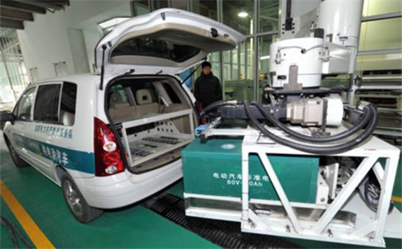  北汽攜手國(guó)網(wǎng)力推“換電模式” 未來一年新建100座換電站