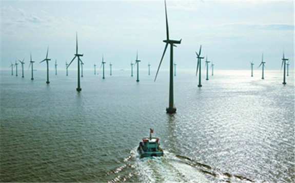  我国海上风电首次实现单桩浮运与沉桩