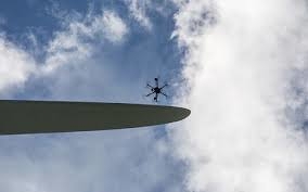 海上風電無人機江蘇響水項目首次巡檢試飛成功