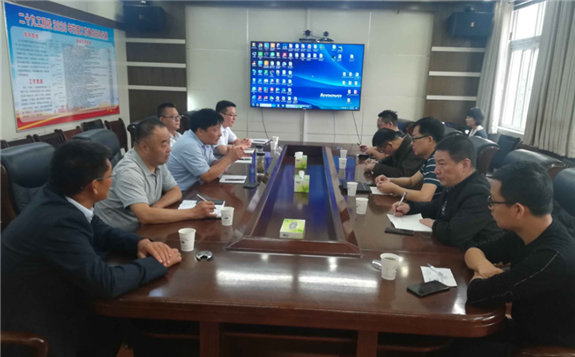 湖北放馬山中磷礦業有限公司來中煤三建二十九處考察交流工作