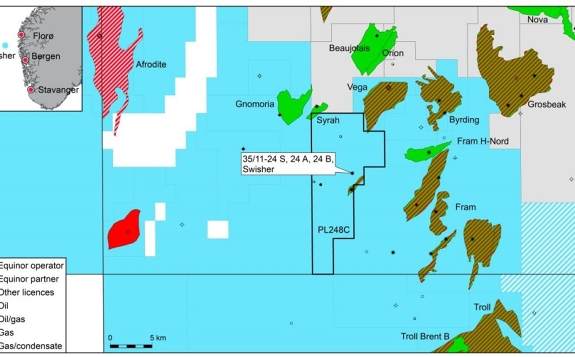 挪威能源巨头Equinor在北海Swisher勘探区发现油气
