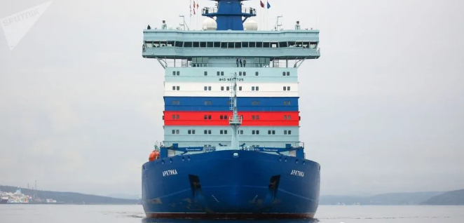 全球动力最强22220型核动力破冰船旗舰“北极”号投入使用