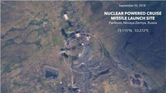 新卫星图像显示，俄罗斯准备恢复核动力巡航导弹的测试飞行