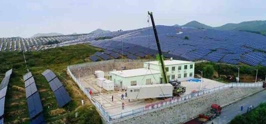 全国首个利用电网退运电池储能电站投运并网
