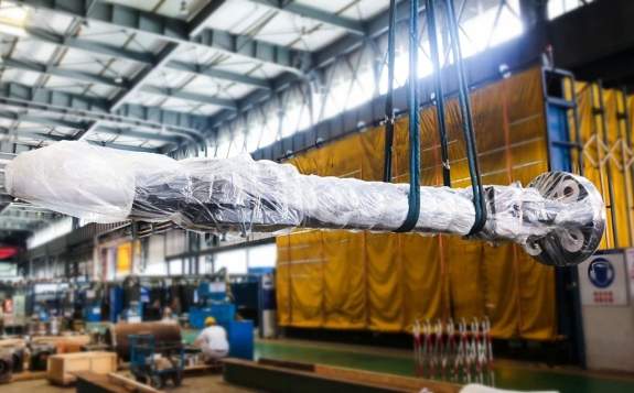 東方電氣承制的英國欣克利角C核電項目1號機組重型支撐產(chǎn)品完成包裝